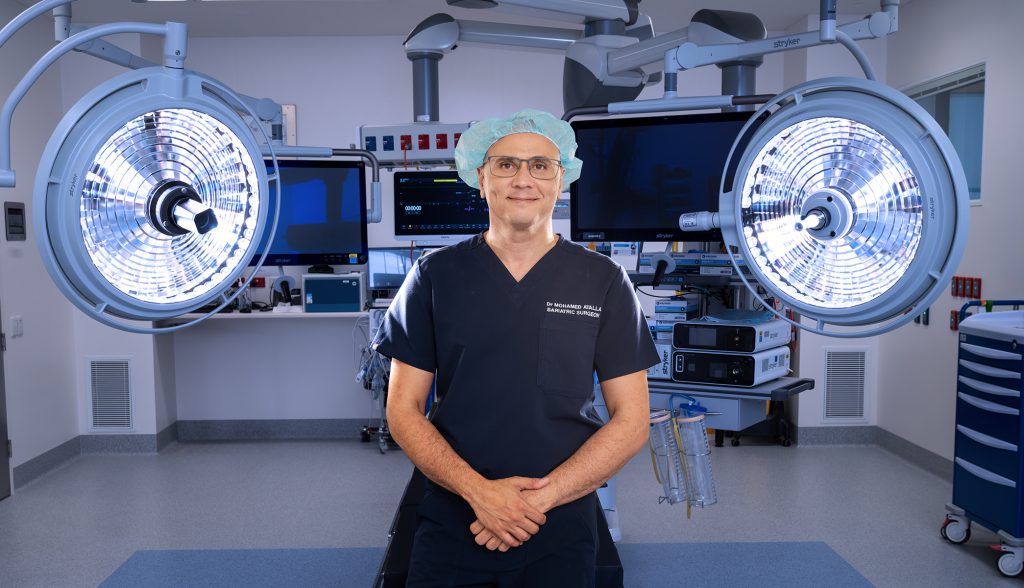 Professional headshots for medical and healthcare Dr Mo Atalla Bariatric Surgeon Professional Headshot by Melbourne Headshot Company