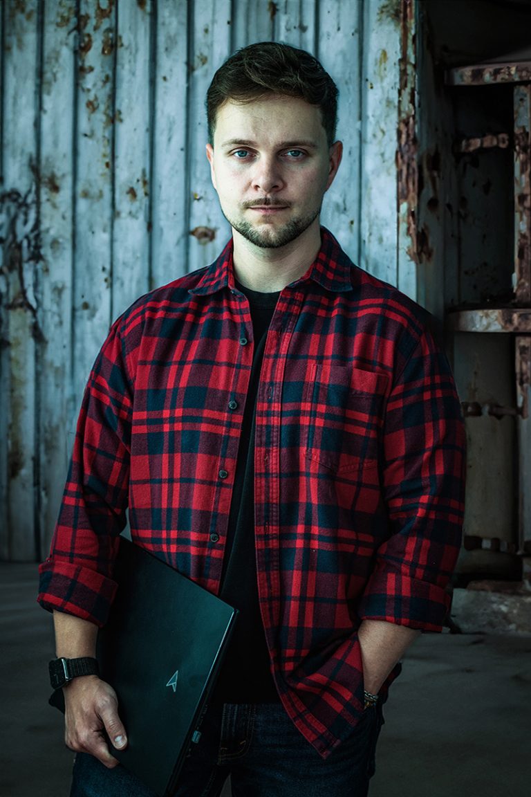 Adrian Stewart podcaster coffehouse crime Personal branding by Melbourne headshot Company