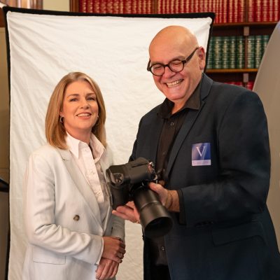 Andrew Campbell with Emma Kealy MP